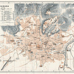 Waldin Granada city map, 1929 digital map