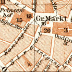 Waldin Haarlem city map, 1909 digital map