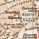 Waldin Hälsingborg town plan, 1931 digital map