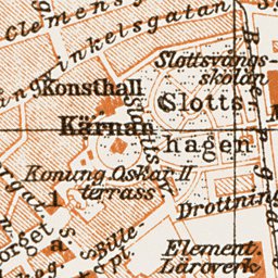 Waldin Hälsingborg town plan, 1931 digital map