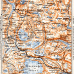 Waldin Hardanger Vidda map, 1910 digital map