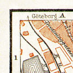 Waldin Helsingborg city map, 1911 digital map