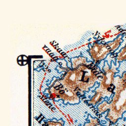 Hindö - Tromsö - Lyngenfjord - Stjernö tourist route Map, 1910 by ...