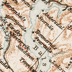 Waldin Hindö - Tromsö - Lyngenfjord - Stjernö tourist route map, 1931 digital map