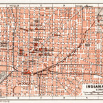 Waldin Indianapolis city map, 1909 digital map