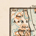 Waldin Inner (Ytre) Hardanger, region map, 1931 digital map