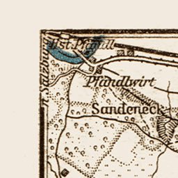 Waldin Ischl (Bad Ischl) and environs, 1903 digital map