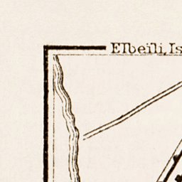 Waldin Isnik (Nikaea, İznik), ancient town site map, 1914 digital map