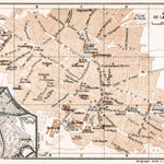 Waldin Jerez de la Frontera city map, 1913 digital map