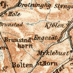 Waldin Jørundfjord and Geirangerfjord district map, 1911 digital map