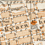 Waldin Kalmar town plan, 1929 digital map