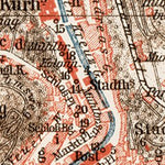 Waldin Karlsbad (Karlový Vary) town plan, 1903 digital map