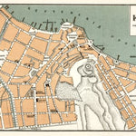 Waldin Kerch city map, 1905 digital map