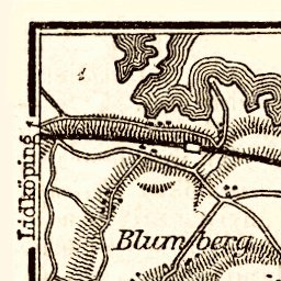 Waldin Kinnekulle map, 1910 digital map