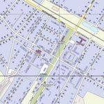 Waldin Крестцы, адресный план. Kresttsy (Novgorodskaya Oblast) Town Plan digital map