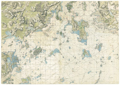Waldin Kuninkaallinen merikartasto 1790-luku: Lauttasaari. Royal maritime chart of 1790s: Lauttasaari digital map