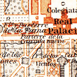 Waldin La Granja city map, 1899 digital map