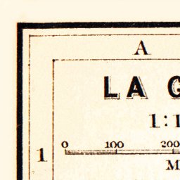Waldin La Granja city map, 1899 digital map