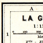 Waldin La Granja city map, 1929 digital map