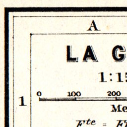 Waldin La Granja city map, 1929 digital map