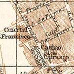 Waldin Las Palmas de Gran Canaria, city centre map, 1911 digital map