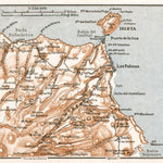 Waldin Las Palmas de Gran Canaria map, 1911 digital map