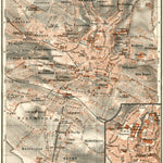 Waldin Lausanne city map, 1913 digital map