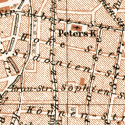 Waldin Leipzig city map, 1911 digital map