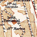Waldin León city map, 1929 digital map