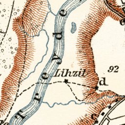 Waldin Livonian Switzerland (Sigulda, or Switzerland of Vidzeme) map, 1914 digital map