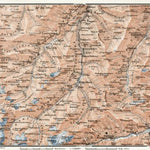 Waldin Lugnez Valley and environs map, 1909 digital map