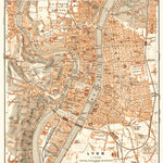 Waldin Lyon city map, 1910 digital map