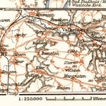 Waldin Maastricht environs map, 1909 digital map
