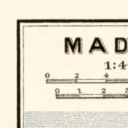 Waldin Madeira island map, 1911 digital map