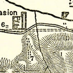 Waldin Magnesia on the Maeander, map of the ancient site, 1905 digital map