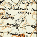 Waldin Mallorca map, 1913 digital map