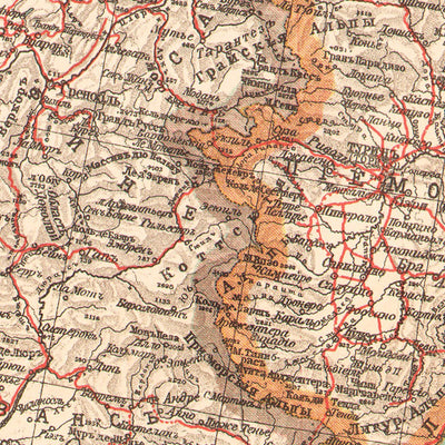 Waldin Map of Europe. The Great European War Theater, 1915 digital map