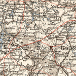 Waldin Map of northeastern part of Germany (with East Prussia), 1911 digital map