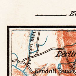 Waldin Map of the Berckshire Hills, 1909 digital map