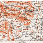 Waldin Map of the Catskill Mountains, 1909 digital map
