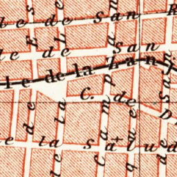 Waldin Map of the Environs of Havana (Habana), 1909 digital map