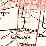 Waldin Map of the environs of Mexico City, 1909 digital map