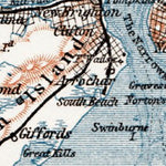 Waldin Map of the Farther Environs of New York, 1909 digital map