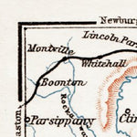 Waldin Map of the Farther Environs of New York, 1909 digital map
