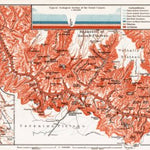 Waldin Map of the Grand Canyon of the Colorado, 1909 digital map