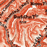 Waldin Map of the Grand Canyon of the Colorado, 1909 digital map