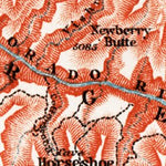 Waldin Map of the Grand Canyon of the Colorado, 1909 digital map