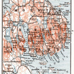 Waldin Map of the Mount Desert Island, 1909 digital map