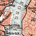 Waldin Map of the Nearer Environs of New York, 1909 digital map