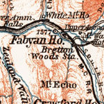 Waldin Map of the White Mountains, 1909 digital map
